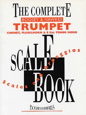 Illustration de COMPLETE BOOSEY & HAWKES TRUMPET scale book