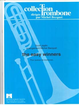 Illustration de The easy winners (tr. Becquet pour 4 trombones)