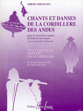 Illustration de Chants et danses de la Cordillère des Andes, tr. Maldonado pour flûte et 1 ou 2 guitares