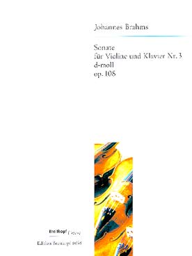 Illustration brahms sonate n° 3 op. 108 en re min