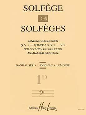 Illustration de SOLFEGE des solfèges - Vol. 1 D clé de fa a/a