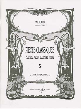 Illustration de PIÈCES CLASSIQUES (rév. P. Sciortino) - Vol. 5 : assez difficile