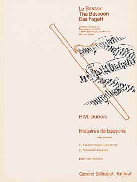 Illustration de Histoires de bassons - Vol. 1 : Sarabande pour une tortue et Passepied du galant, pour 3 bassons