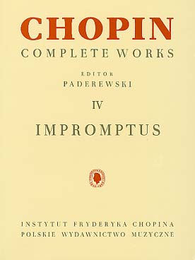 Illustration de Œuvres complètes (rév. Paderewski) - Vol. 4 : Impromptus