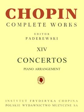 Illustration de Œuvres complètes (rév. Paderewski) - Vol. 14 : Concertos 1 et 2