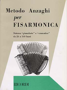Illustration de Méthode complète théorique et pratique progressive pour accordéon - Texte italien