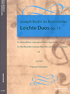 Illustration boismortier petits duos op. 11 n° 1 a 6