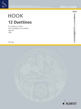 Illustration de 12 Duettinos op. 42 pour 2 flûtes ou 2 violons