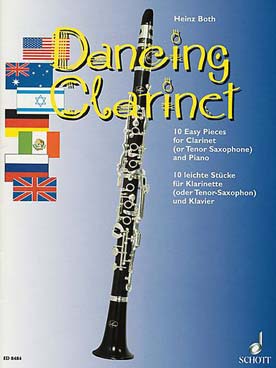 Illustration both dancing clarinet, 10 pieces faciles