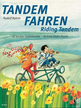 Illustration nykrin tandem fahren, 18 duos faciles