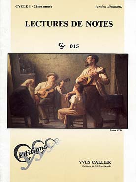 Illustration de Chants rythmes et lectures de notes - Cycle 1 débutant 2 (clé de sol)