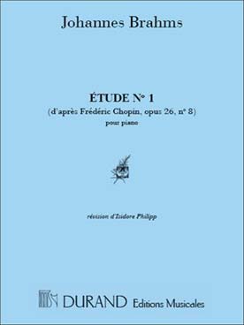 Illustration de Etude N° 1 d'après Chopin op. 25/2, tr. main gauche seule