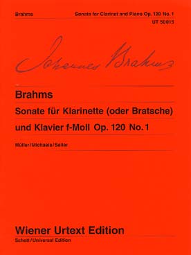 Illustration de Sonate op. 120 N° 1 en fa m - éd. Wiener Urtext
