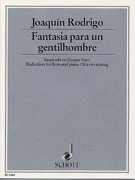 Illustration de Fantaisie pour un gentilhomme, tr. pour flûte et piano
