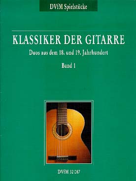 Illustration classiques de la guitare vol. 1 duos