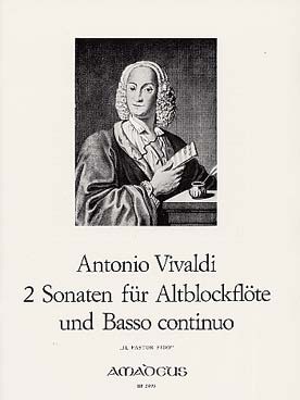 Illustration de 2 Sonates op. 13 "Il pastor fido" pour flûte à bec alto et basse continue