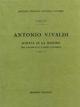 Illustration vivaldi sonate f xiv n° 3 en la min