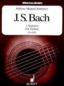 Illustration bach js 3 sonates (tr. barrueco)
