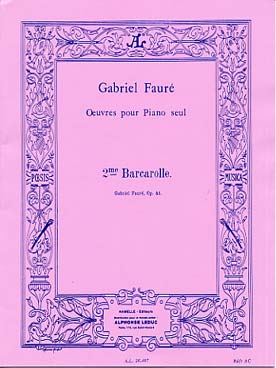 Illustration de Barcarolles - N° 2 op. 41