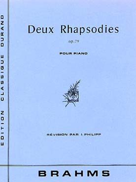 Illustration de 2 Rhapsodies Op. 79