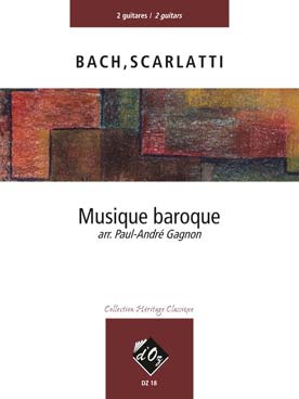 Illustration de Musique BAROQUE : JS Bach, D. Scarlatti (tr. Gagnon, C + P)