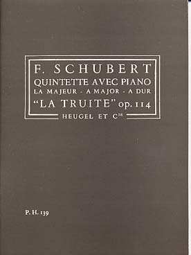 Illustration de Quintette op. 114 en la M avec piano La Truite