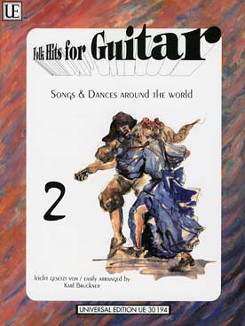 Illustration de Folk hits for guitar - Vol. 2