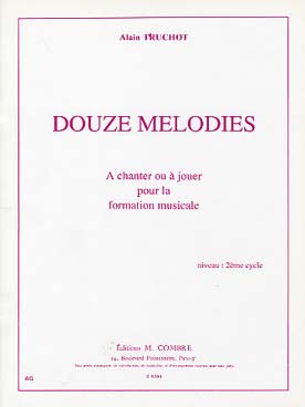 Illustration de Douze mélodies à chanter ou à jouer 2e cycle