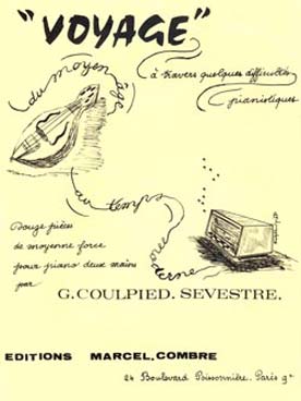 Illustration coulpied-sevestre voyage - recueil piano