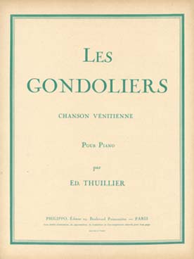 Illustration de Les gondoliers