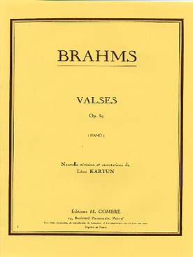 Illustration de Valses op. 39 - recueil