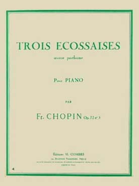 Illustration chopin ecossaise op. 72 n° 3