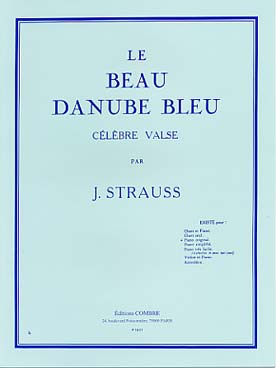 Illustration strauss j beau danube bleu op. 314 (le)