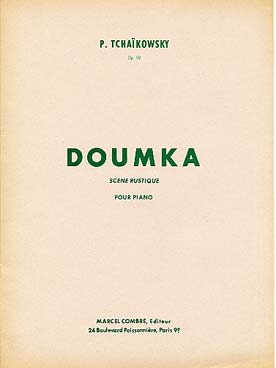 Illustration tchaikovsky doumka - scene rustique