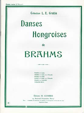Illustration brahms danses hongroises (cm) vol. 2