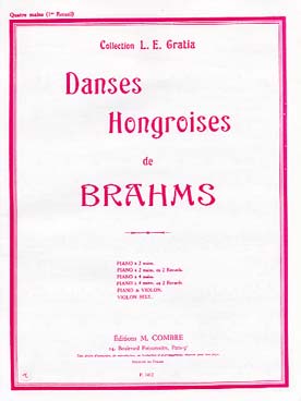 Illustration de Danses hongroises (éd. Combre) - Vol. 1 : N° 1 à 5