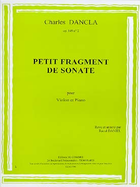 Illustration dancla petit fragment de sonate