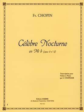 Illustration chopin celebre nocturne en mi b