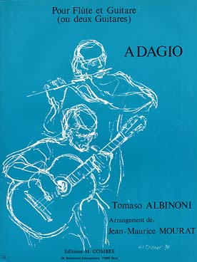 Illustration de Adagio flûte et guitare ou 2 guitares (tr. Mourat)