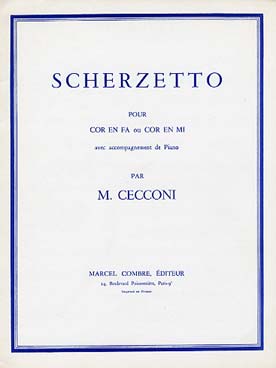 Illustration de Scherzetto (cor en fa ou mib)