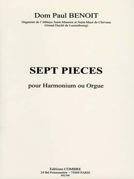 Illustration de 7 pieces pour harmonium ou grand orgue