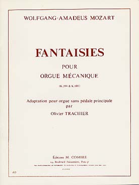 Illustration de Fantaisies pour orgue mécanique K 594 et K 608 (révision Trachier)