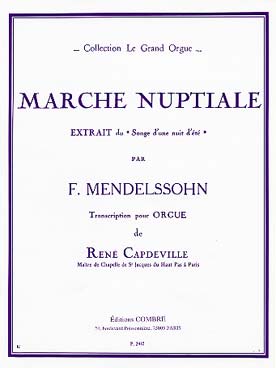 Illustration de Marche nuptiale pour grand orgue