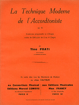 Illustration de Technique moderne de l'accordéoniste op. 18