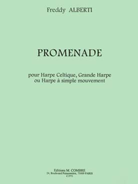 Illustration de Promenade pour harpe celtique, grande harpe...