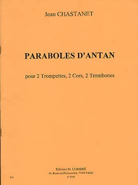 Illustration de Paraboles d'antan pour 2 trompettes, 2 cors et 2 trombones