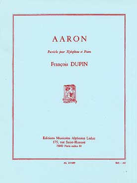 Illustration dupin aaron pour xylophone et piano