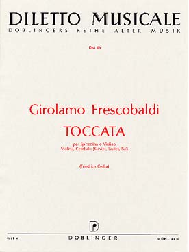 Illustration de Toccata pour violon et basse continue