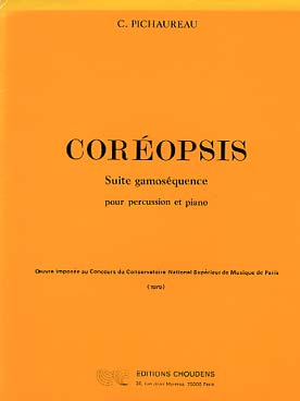 Illustration de Coreopsis pour percussion et piano