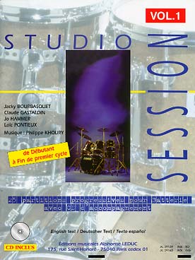 Illustration studio session avec cd vol. 1